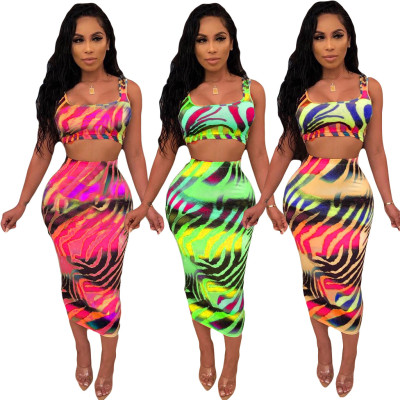 Cheap Bodycon Multicolor Skirt Suits For Wholesale AMM8115