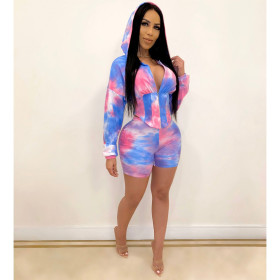 Waist shaping sweater leisure sports two-piece set YZ2134