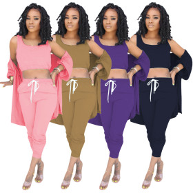 Sexy suit women casual three-piece suit OFN3188