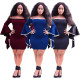 Sexy fashion hot-sell neckline tube top dress SMR9557