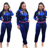 Fashion Blue Comfortable Sports Outfits QZ4529
