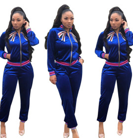 Fashion Blue Comfortable Sports Outfits QZ4529