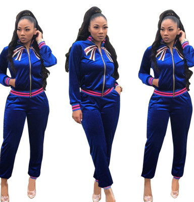 Fashion Blue Comfortable Sports Outfits QZ4529