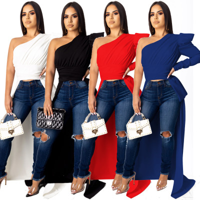 Pleated Solid Top Coat SMN3122