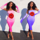 Sexy Women's Color-changing Wrapped Sleeveless Dress CL6058