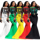 Elegant See Through Flounces Party Floor Length Dress QQM3874