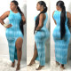 Fashion Digital Print Dress YS6056