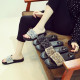 Fashion bright diamond sandals non-slip flash face sandals QF1102