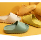 Thick bottom increased couple slippers female new shoes fish mouth serrated net red sandals and slip