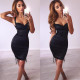 Clubwear Split Bandage Sleeveless Bodycon Dress FD8012