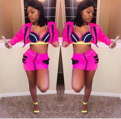 Sexy Club Skirt Suits For Mature Women D8255