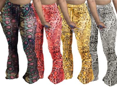 Sexy casual skinny big flared trousers XM1136