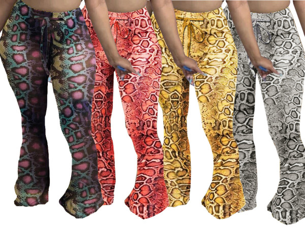 Sexy casual skinny big flared trousers XM1136
