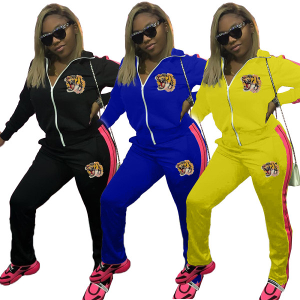 Newest Outdoor 3 Color Hot Sell Stripe Patchwork Outfits S6180