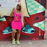 spoof of brand multicolor dresses BN7008