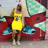 spoof of brand multicolor dresses BN7008