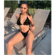 Sexy Letters Printed Summer Bikini Sets MDF5072