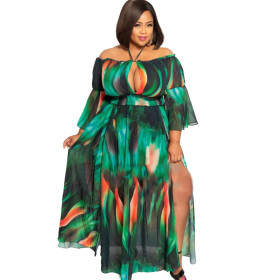 Strapless strapless sexy waist dress YF1056