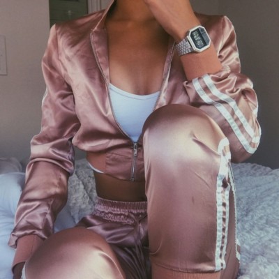 Sexy Women Spring Tracksuit 2 Pcs Sets KHY201903