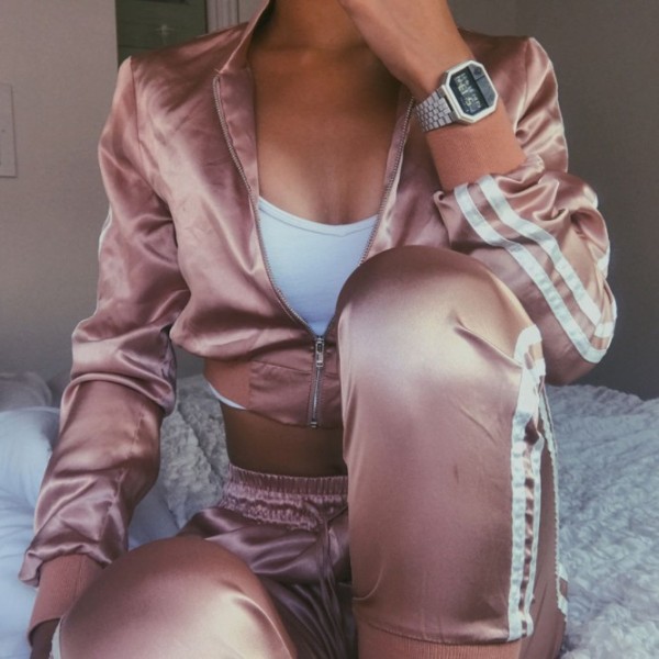 Sexy Women Spring Tracksuit 2 Pcs Sets KHY201903