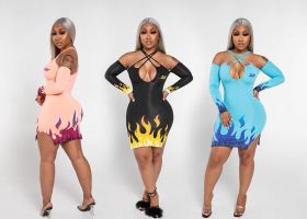 Halter strapless sexy skinny dress KSN5116