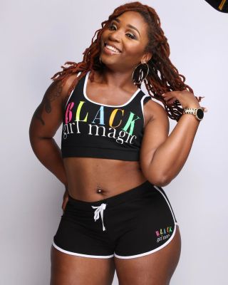 Fashion casual letter offset printing sports two-piece set YN9142