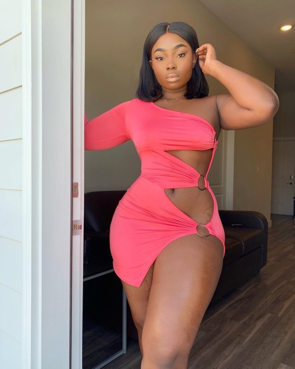 Factory Price Sexy One Shoulder Mini Dresses BS1066