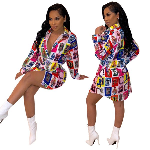 Shirt dresses in stock YZ1877