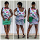 Bodycon Cheap Tank Style Printing Dresses QQ5099