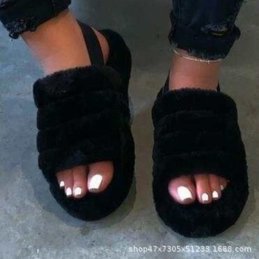 Flat non-slip indoor all-round comfortable sandals outdoor casual ladies ZH1001