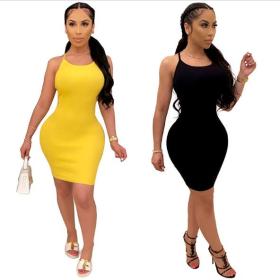Sexy backless tight dress ME2835