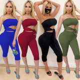 Sexy two-piece chest wrap with bow CYF3550