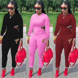 Urban Fashion Women's Ribbon Print Tricolor Jumpsuit T3390H