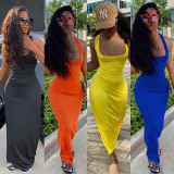 Fashion sexy dress mopping skirt with long skirt CYF3643