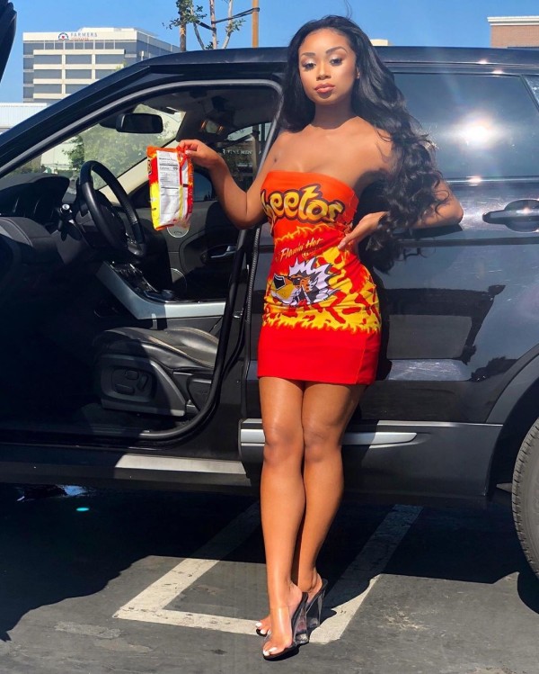 Featured printed sexy hip wrap skirt BNY7001