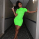 Sexy Streched Cotton Bodycon Dress HD4264W01-D920704