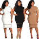 Dress Pure Mesh Splicing Skirt FP2516