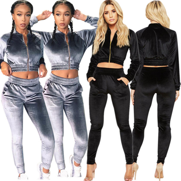 Leisure Bodycon Elastic Pants Suits For Daily Wear DN8193