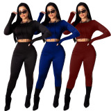 Leopard Printed Splicing Lady Tracksuit Hooded Crop Top Tight Pants YX9180