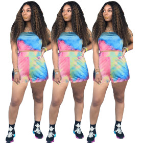 Summer sexy tube top shorts two-piece YY5150