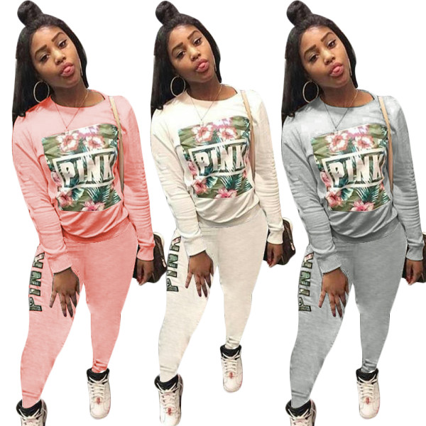 Street Style Long Sleeves Clothes Printing Track Suits OG9017
