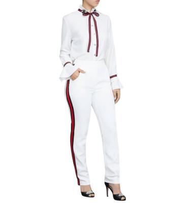 Fashion Office Lady 2 pcs Sets White ourtfit H1060