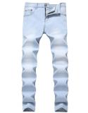 Multi-color stretch straight jeans TX7006-3