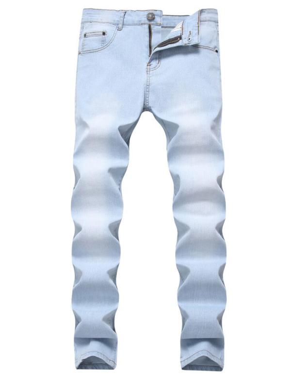Multi-color stretch straight jeans TX7006-3