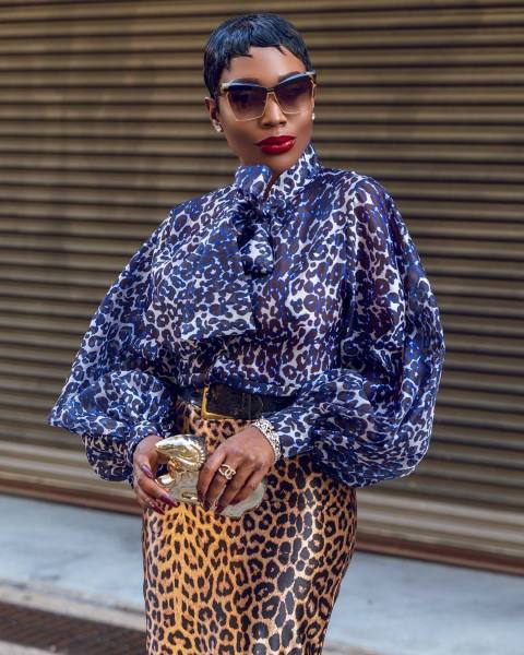 Lovely Lantern Sleeve Leopard Print Autumn Style Bodycon Shirt AFY676