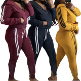 Fashion casual hooded sports two-piece suit N9242