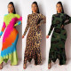 Autumn Winter Slim Fitting Clothes Long Sleeves Irregular Dress K8862