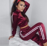 Sexy Women Spring Tracksuit 2 Pcs Sets KHY201903-2