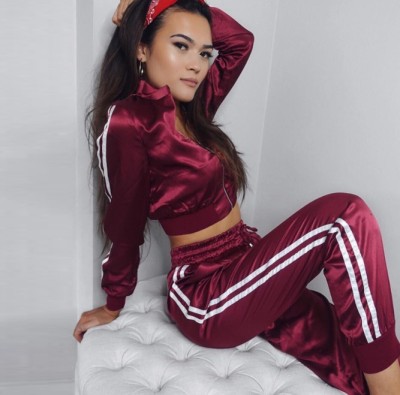 Sexy Women Spring Tracksuit 2 Pcs Sets KHY201903-2