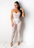 Women\'s sexy suit net gauze two-piece nightclub fun perspective AL079
